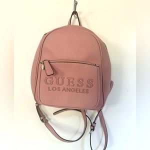 Guess Mini Backpack Purse. Light pink/Blush